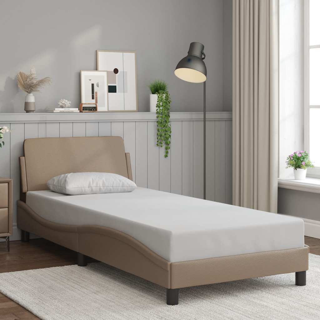 Vidaxl bedframe dover kunstleer cappucinnokleurig 80x200 cm