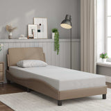 Vidaxl bedframe dover kunstleer cappucinnokleurig 80x200 cm
