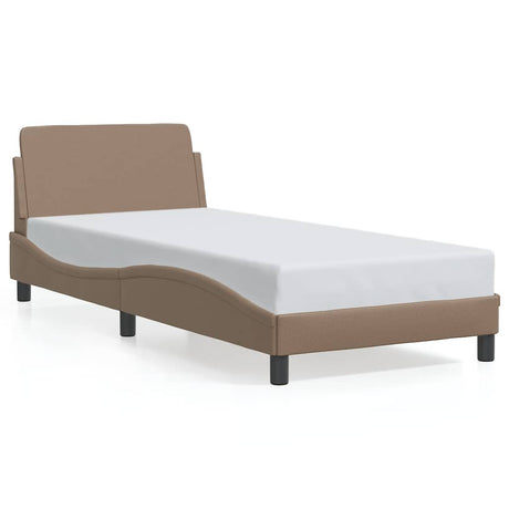 Vidaxl bedframe dover kunstleer cappucinnokleurig 90x190 cm