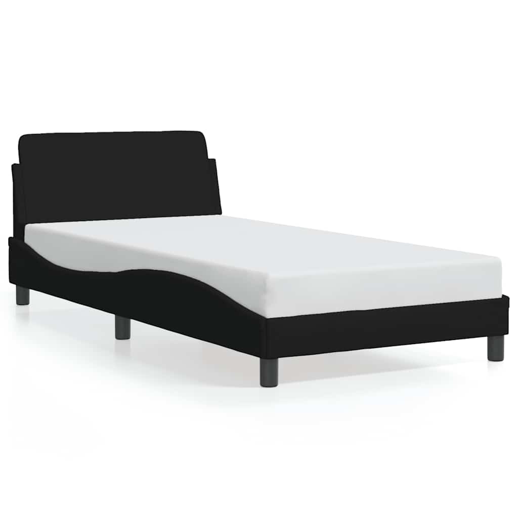 Vidaxl bedframe dover 100x200 cm stof zwart