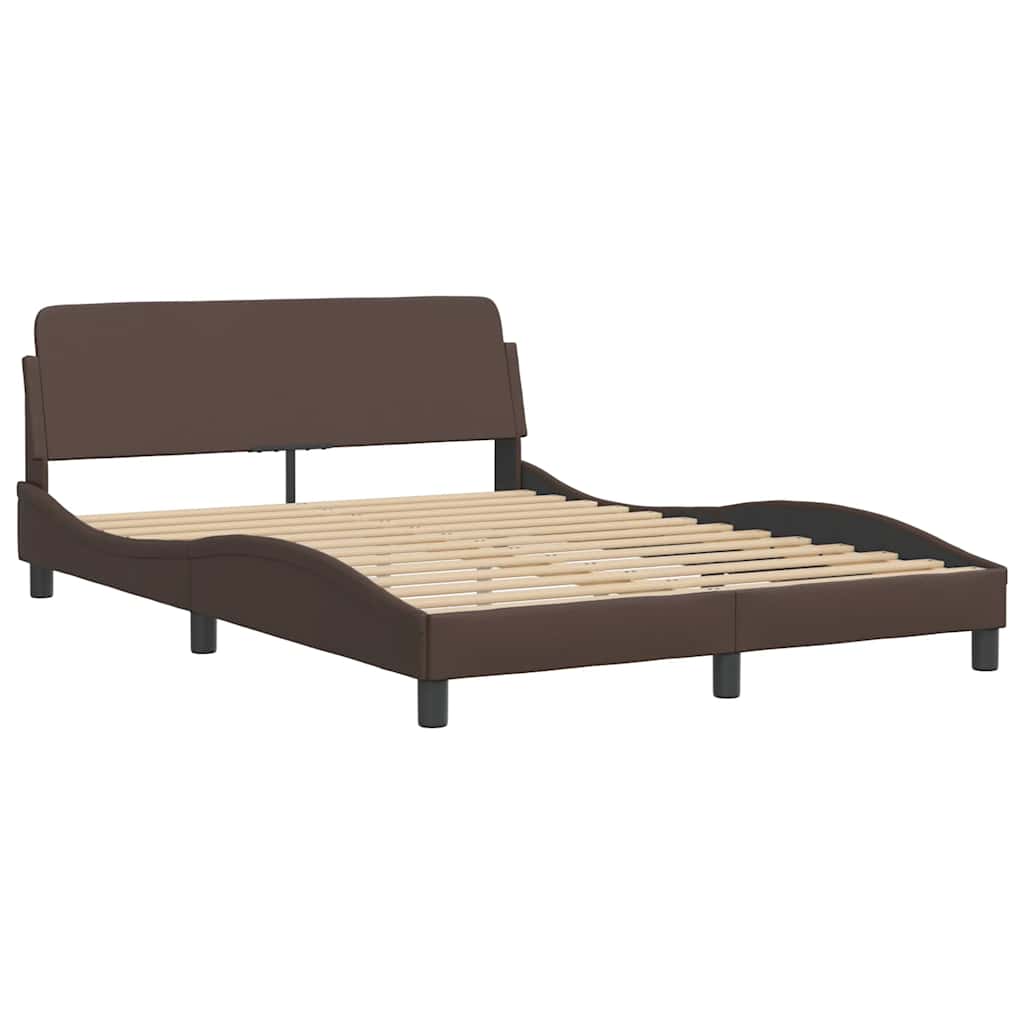 Vidaxl bedframe dover kunstleer bruin 120x200 cm