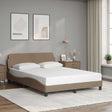 Vidaxl bedframe dover kunstleer cappuccinokleurig 120x200 cm