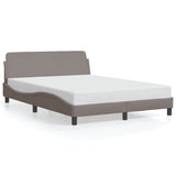 Vidaxl bedframe dover stof taupe 140x190 cm