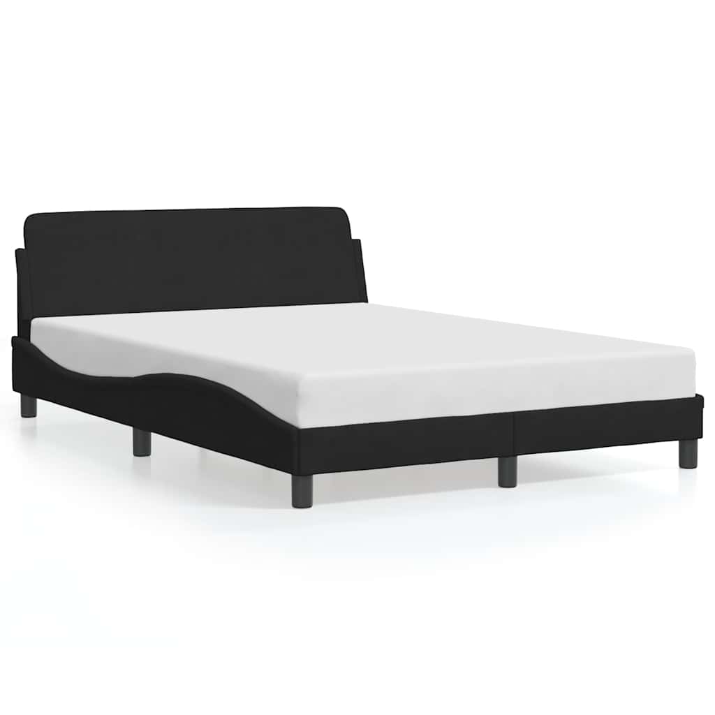 Vidaxl bedframe dover 140x190 cm fluweel zwart