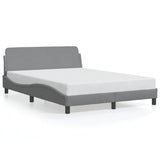 Vidaxl bedframe dover stof lichtgrijs 140x200 cm