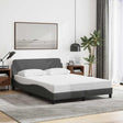 Vidaxl bedframe dover stof donkergrijs 140x200 cm