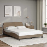 Vidaxl bedframe dover kunstleer cappuccinokleurig 140x200 cm