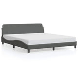 Vidaxl bedframe dover stof donkergrijs 160x200 cm