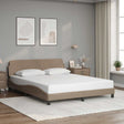 Vidaxl bedframe dover kunstleer cappuccinokleurig 160x200 cm