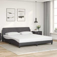Vidaxl bedframe dover kunstleer grijs 180x200 cm