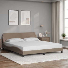 Vidaxl bedframe dover kunstleer cappuccinokleurig 180x200 cm