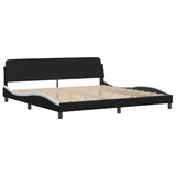 Vidaxl bedframe dover kunstleer zwart en wit 200x200 cm