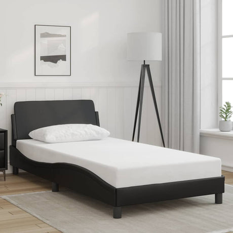 Vidaxl bedframe dover kunstleer zwart 100x190 cm