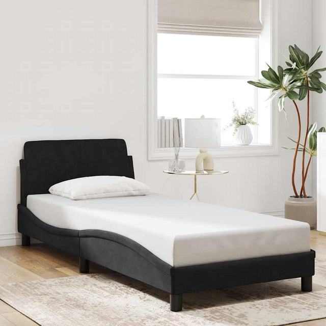 Vidaxl bedframe dover zwart 90x190 cm fluweel
