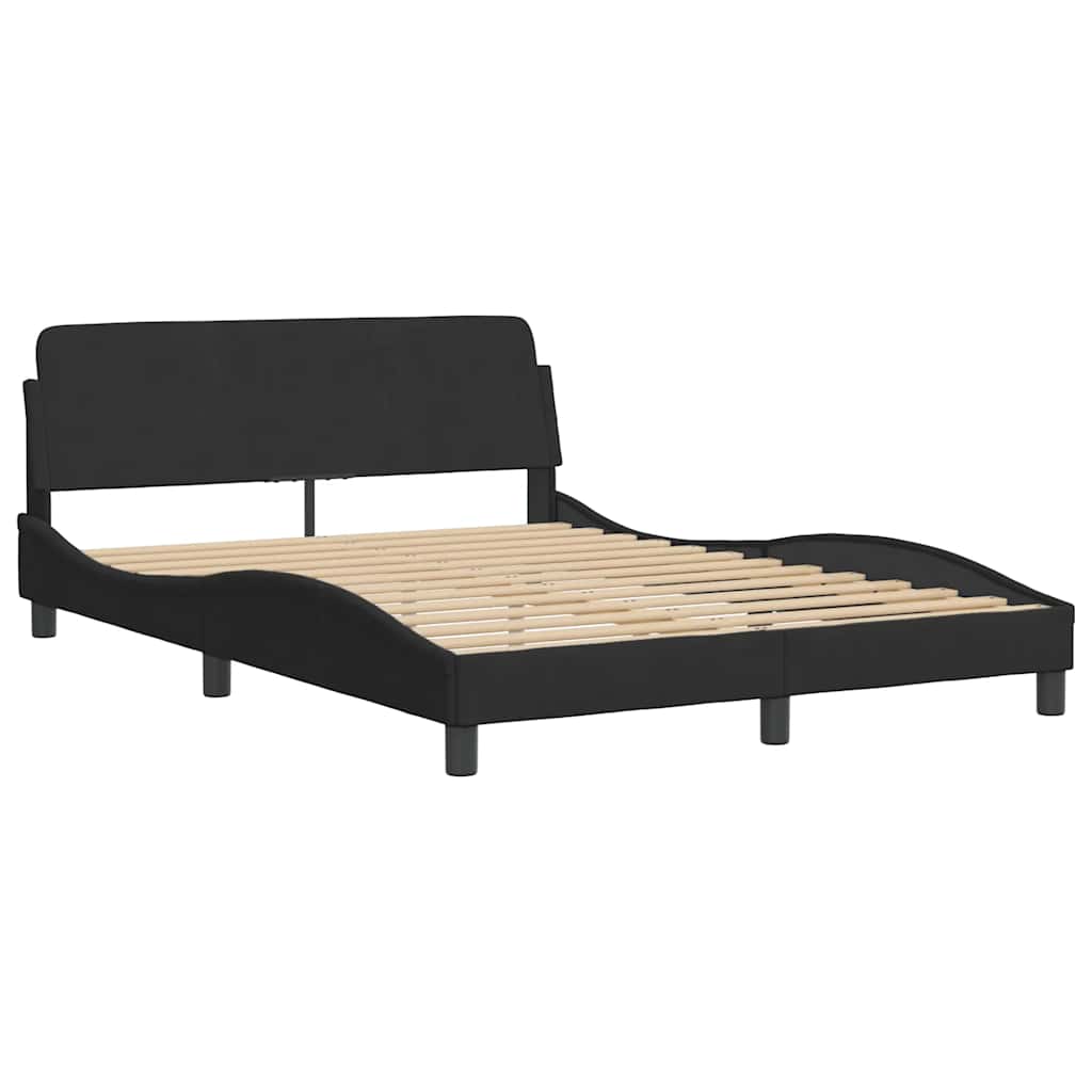 Vidaxl bedframe dover zwart 135x190 cm fluweel