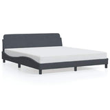 Vidaxl bedframe dover donkergrijs 180x200 cm fluweel
