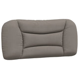 Vidaxl hoofdbordkussen hvar 80 cm stof taupe