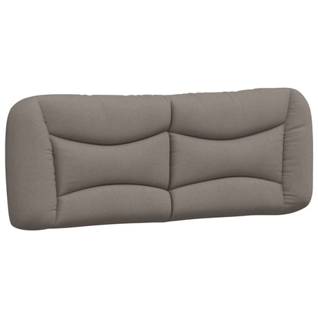 Vidaxl hoofdbordkussen hvar 120 cm stof taupe