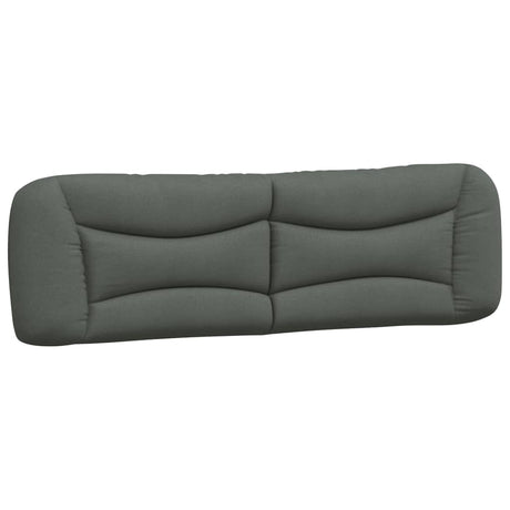 Vidaxl hoofdbordkussen hvar 180 cm stof donkergrijs