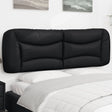 Vidaxl hoofdbordkussen hvar 152 cm kunstleer zwart