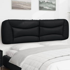 Vidaxl hoofdbordkussen zwart 180 cm kunstleer