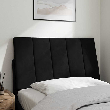 Vidaxl hoofdbordkussen hanko 80 cm fluweel zwart