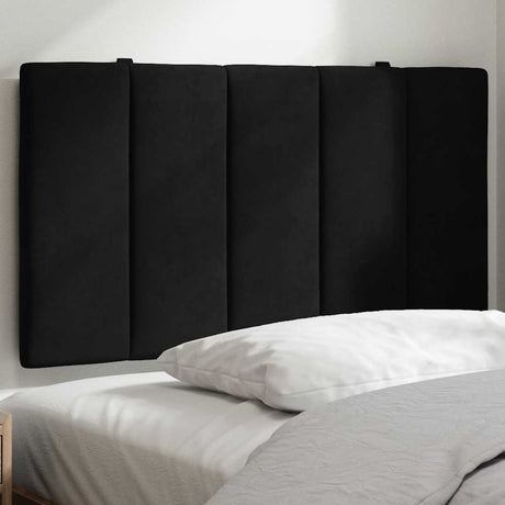 Vidaxl hoofdbordkussen hanko 80 cm fluweel zwart