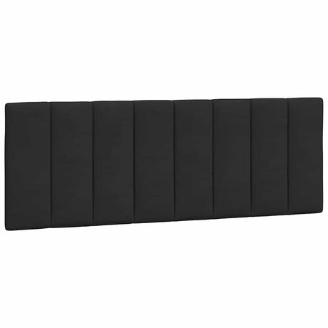 Vidaxl hoofdbordkussen hanko 140 cm fluweel zwart