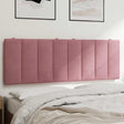 Vidaxl hoofdbordkussen hanko 140 cm fluweel roze