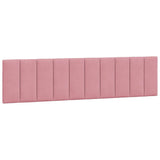 Vidaxl hoofdbordkussen hanko 200 cm fluweel roze