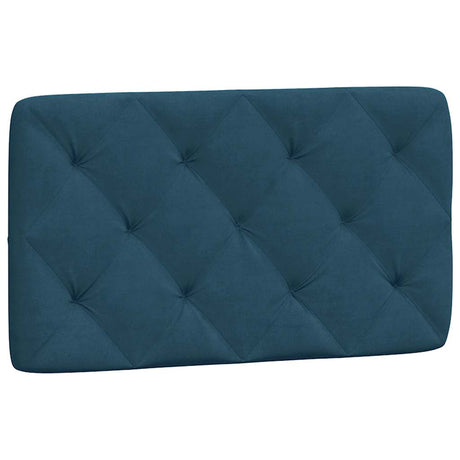 Vidaxl hoofdbordkussen 80 cm fluweel blauw