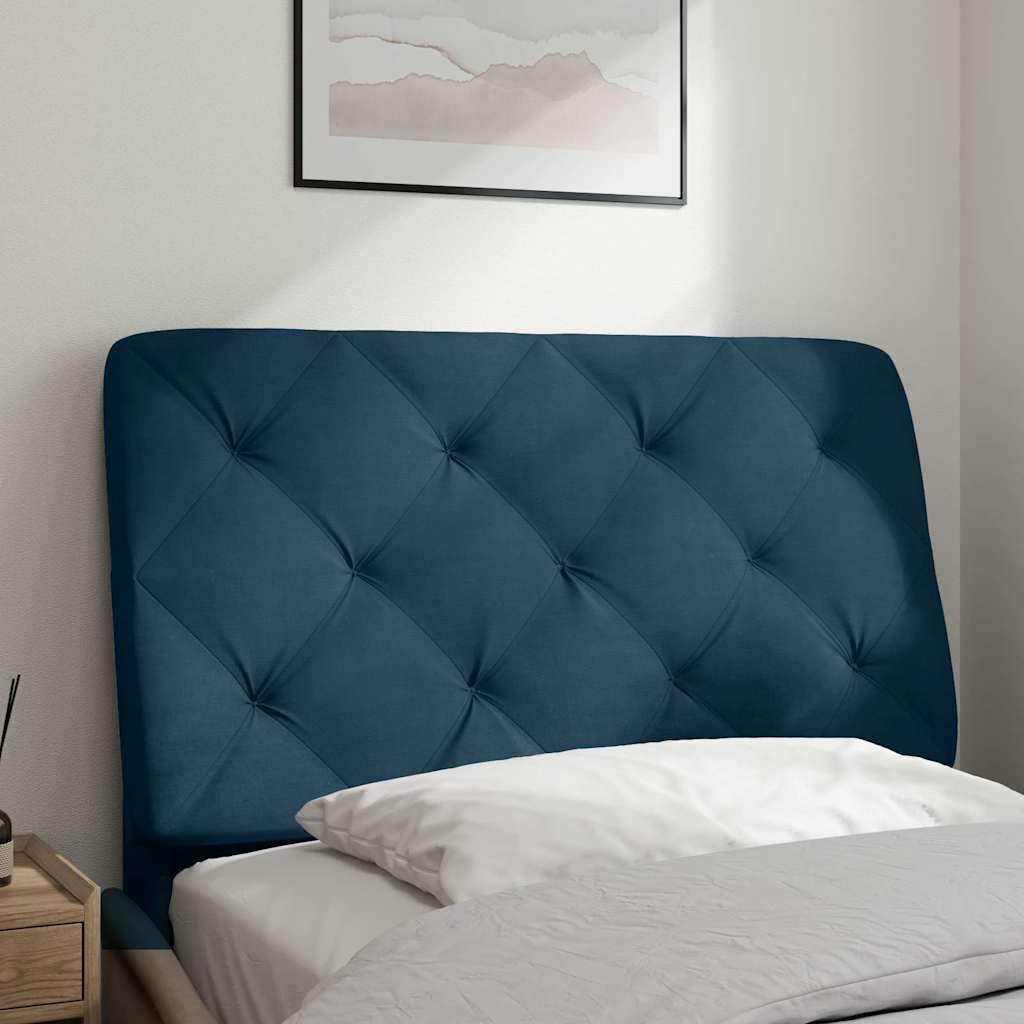 Vidaxl hoofdbordkussen 90 cm fluweel blauw