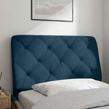 Vidaxl hoofdbordkussen 90 cm fluweel blauw