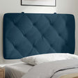 Vidaxl hoofdbordkussen 90 cm fluweel blauw