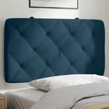 Vidaxl hoofdbordkussen 90 cm fluweel blauw