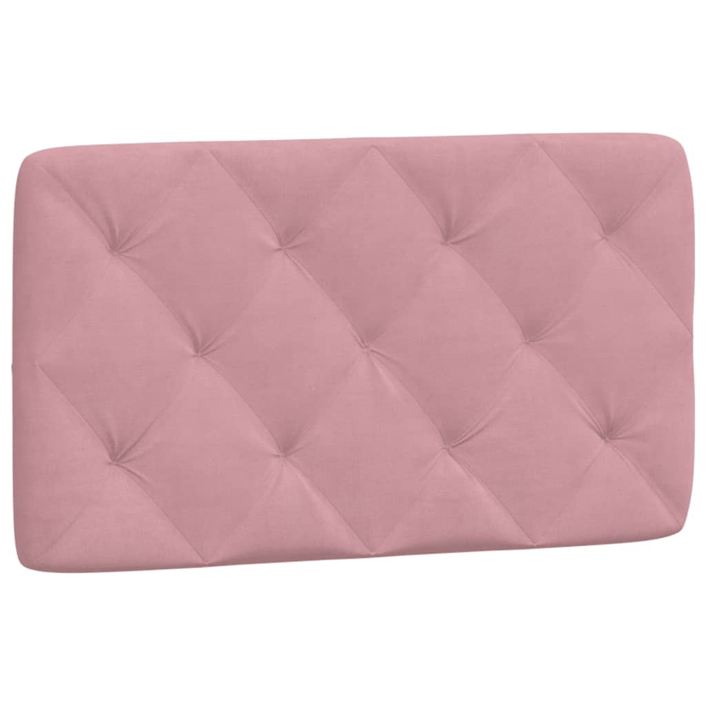 Vidaxl hoofdbordkussen 90 cm fluweel roze