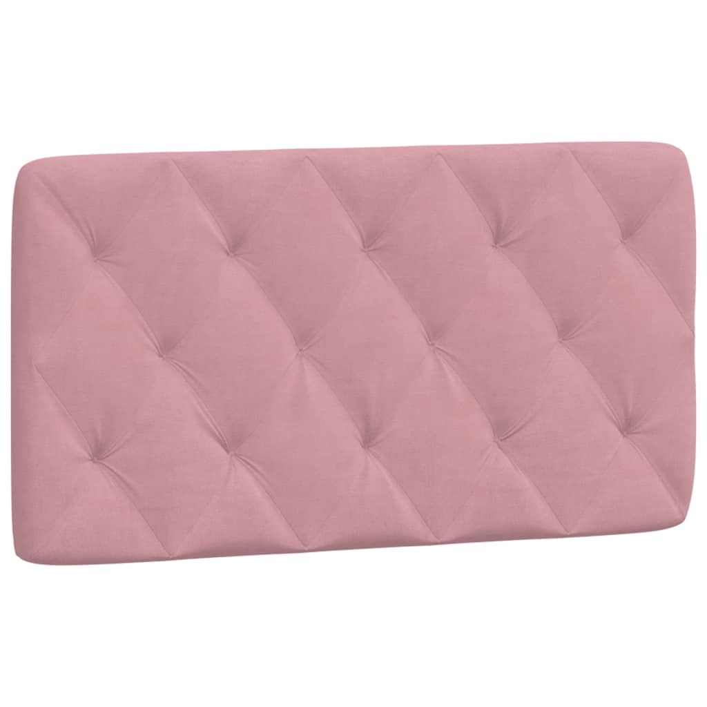 Vidaxl hoofdbordkussen 100 cm fluweel roze