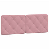 Vidaxl hoofdbordkussen 140 cm fluweel roze