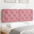 Vidaxl hoofdbordkussen 140 cm fluweel roze