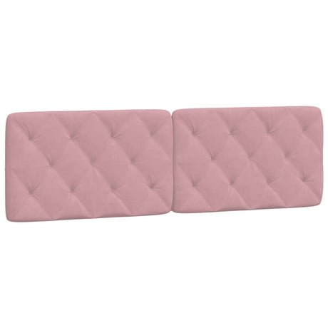 Vidaxl hoofdbordkussen 160 cm fluweel roze