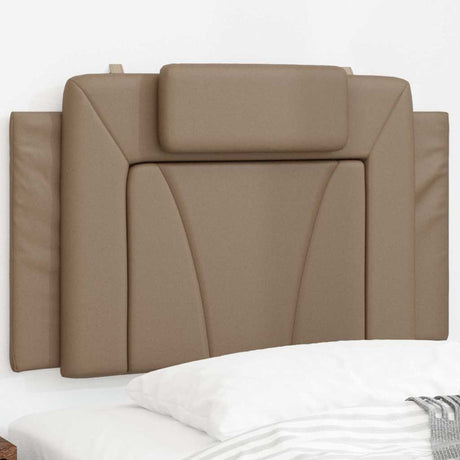 Vidaxl hoofdbordkussen viana 90 cm kunstleer cappuccinokleurig