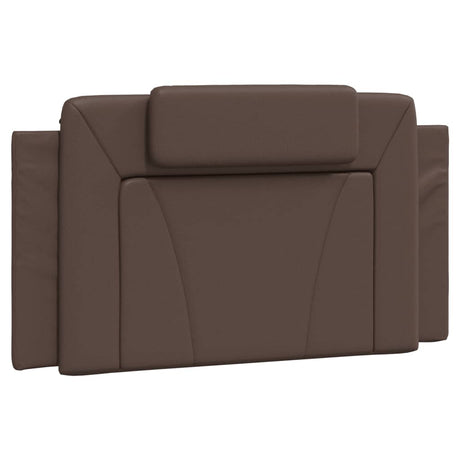 Vidaxl hoofdbordkussen viana 100 cm kunstleer bruin