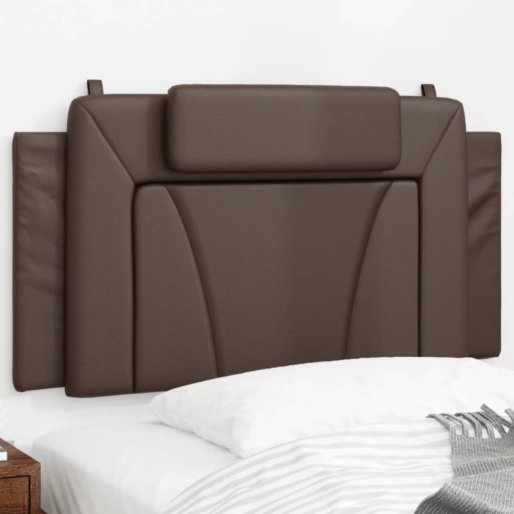 Vidaxl hoofdbordkussen viana 100 cm kunstleer bruin