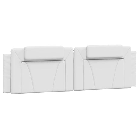 Vidaxl hoofdbordkussen viana 180 cm kunstleer wit