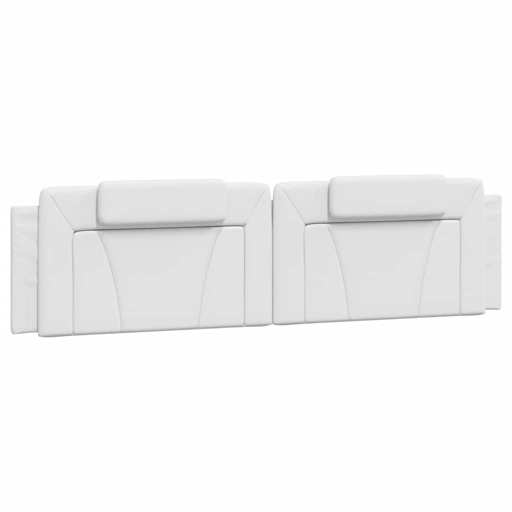 Vidaxl hoofdbordkussen viana 200 cm kunstleer wit