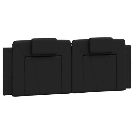Vidaxl hoofdbordkussen viana 152 cm kunstleer zwart
