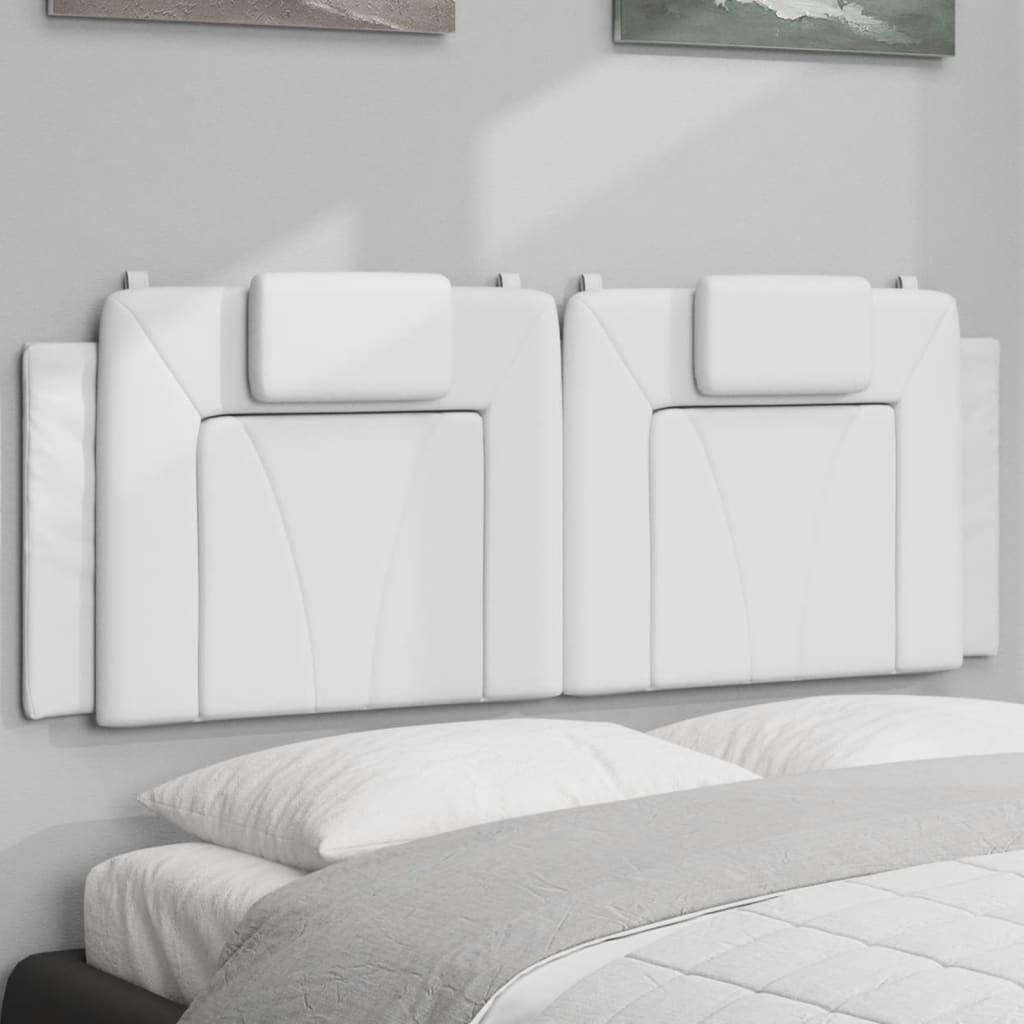 Vidaxl hoofdbordkussen viana 152 cm kunstleer wit