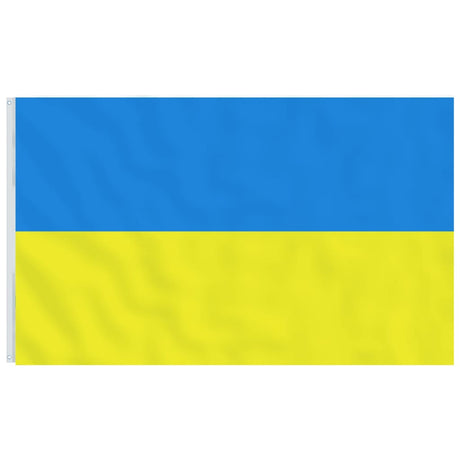 Flaga Vidaxxl z masztem Ukraina 6,23 m aluminium