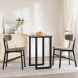 Vidaxl eettafelpoten o-frame 60x50x73 cm staal