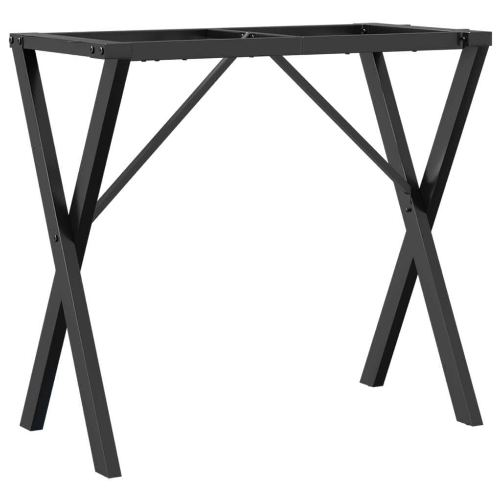Vidaxl eettafelpoten x-frame 80x40x73 cm staal